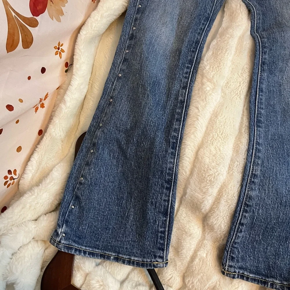 Old Navy Girls 8/10/12 Built In Flex Flare Studded Spring Preppy Baddie Jeans